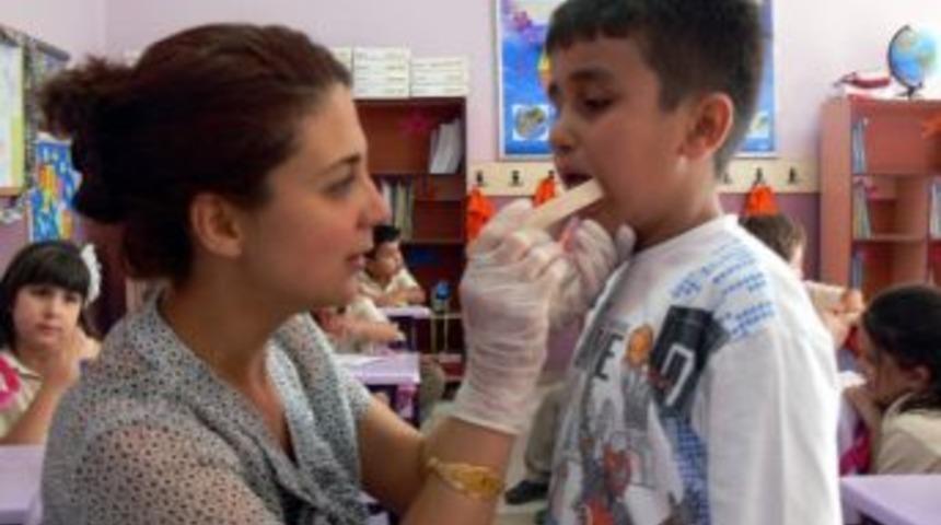 &Ouml;zel Kardelen Koleji'nde &Ouml;ğrencilerin Ağız Ve Diş Sağlığı Kontrollleri Yapıldı.