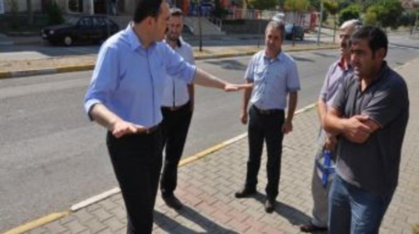 Başkan Ayaz Yeni B&ouml;lgelerde İncelemelerde Bulundu