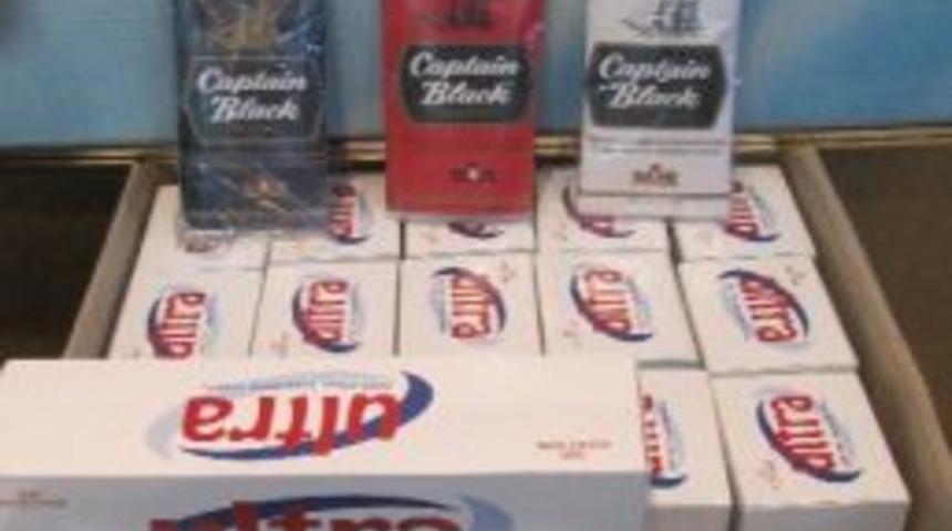 G&uuml;mr&uuml;k Ka&ccedil;ağı T&uuml;t&uuml;n Mamulleri Ele Ge&ccedil;irildi