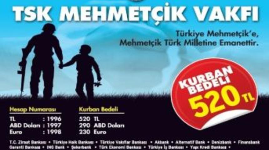 Tsk Mehmet&ccedil;ik Vakfı Vekaleten Kurban Kesecek