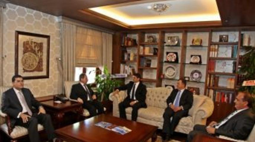KKTC Bakanı Atun Vali Başk&ouml;y&rsquo;&uuml; Ziyaret Etti