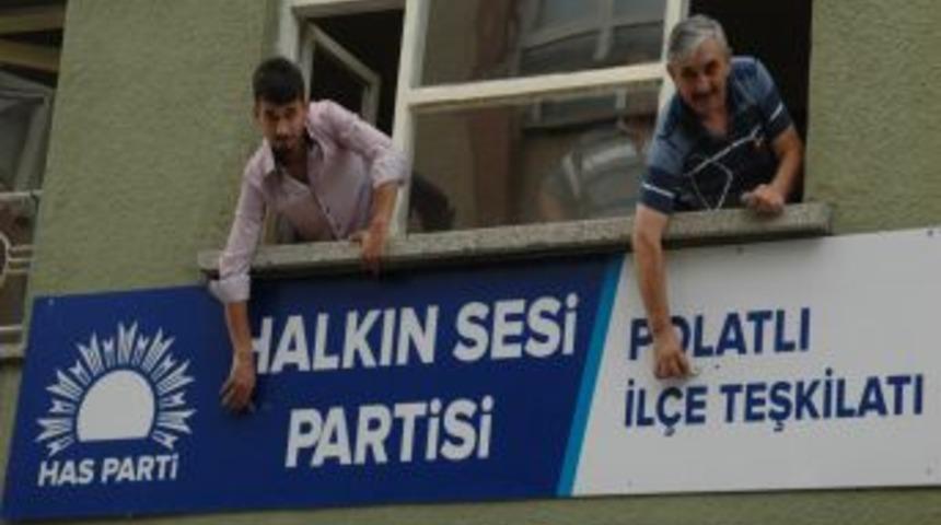 HAS Parti Polatlı İl&ccedil;e Başkanlığı Tabelası Indirildi