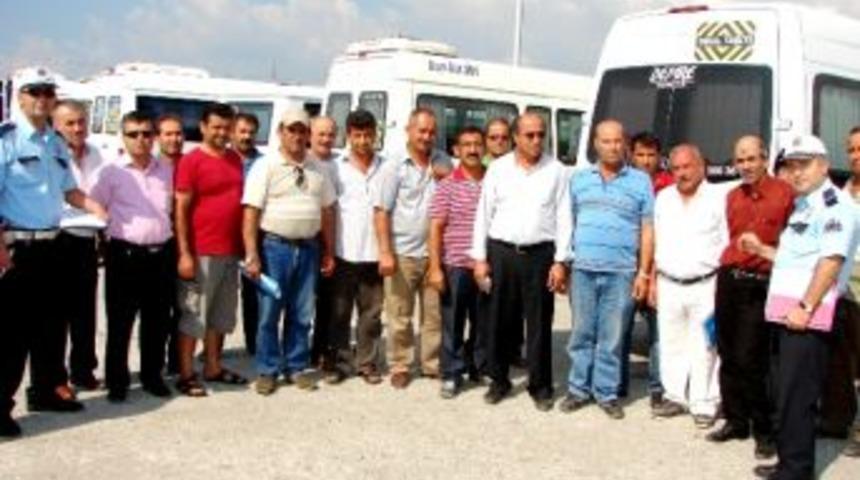 Demre&rsquo;de Servis Ara&ccedil;larına Denetim