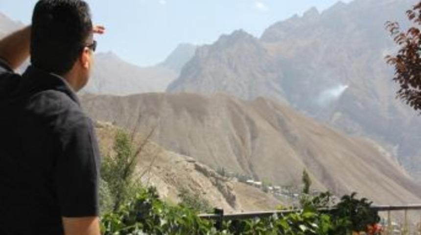 S&uuml;mb&uuml;l Dağı'ndan Dumanlar Y&uuml;kseldi