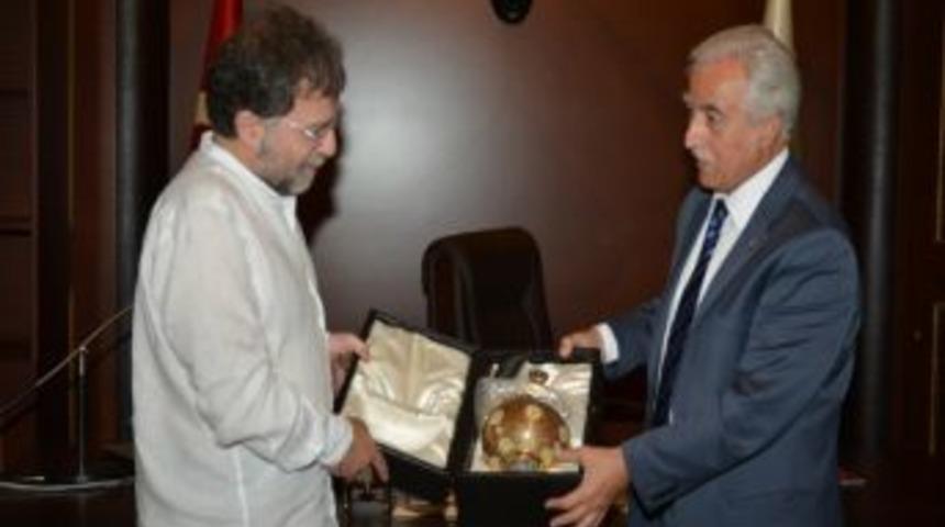 Gazeteci Ahmet Hakan&rsquo;dan Aldımaz&rsquo;a Ziyaret