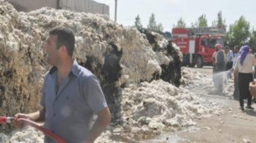 Viranşehir Pamuk Fabrikasında Yangın