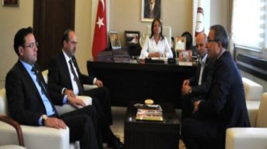 Nevşehir Milletvekilleri Ve Belediye Başkanından Ne&uuml; Rekt&ouml;r&uuml;ne Ziyaret