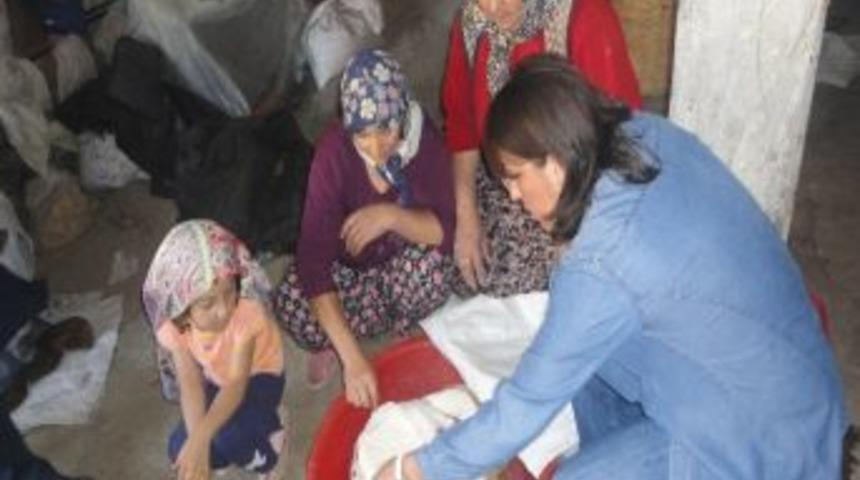 Karaman'da Kadın &Ccedil;ift&ccedil;iler Eğitiliyor