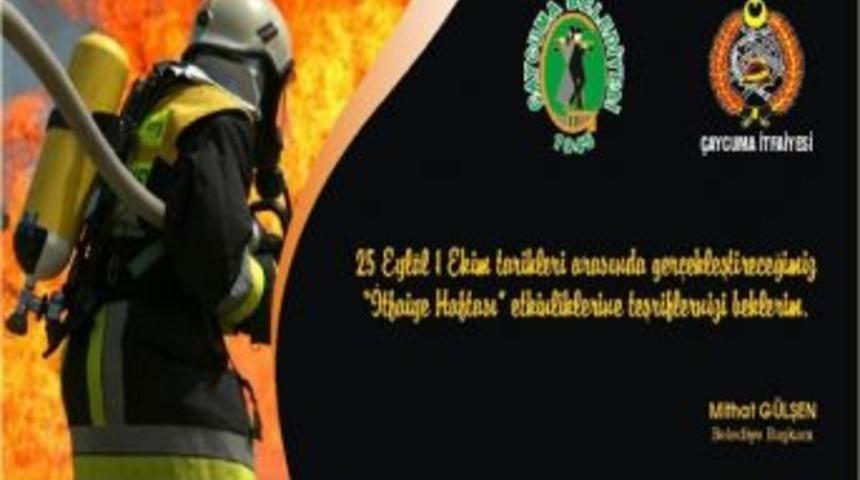 &Ccedil;aycuma&rsquo;da İtfaiye Haftası &Ccedil;eşitli Etkinliklerle Kutlanacak