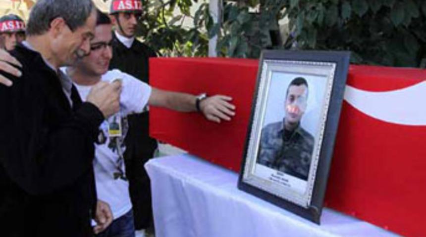 Şehide hüzünlü veda