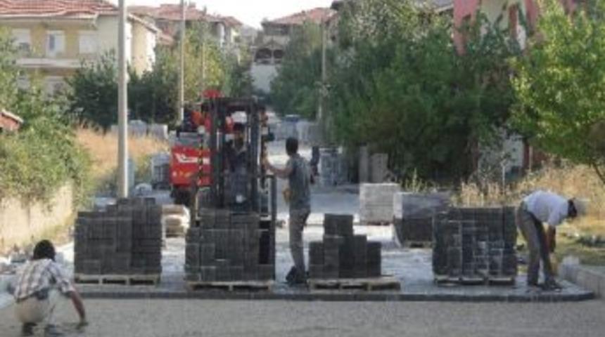 Sungurlu&rsquo;da Parke Ve Bord&uuml;r &Ccedil;alışmaları Devam Ediyor