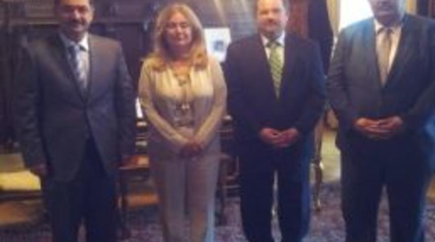 Rekt&ouml;r Şimşek&rsquo;ten Viyana B&uuml;y&uuml;kel&ccedil;isi Sezgin&rsquo;e Ziyaret