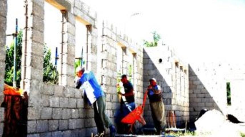 Mustafapaşa Beldesinde Taziye Evi İnşaatı Tamamlanıyor