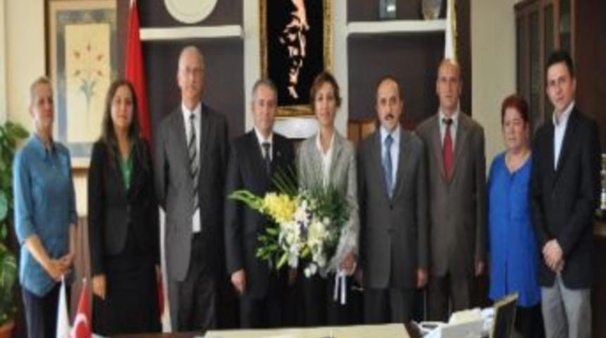 D&uuml;zce Abhaz Derneğinden &Uuml;niversiteye Ziyaret