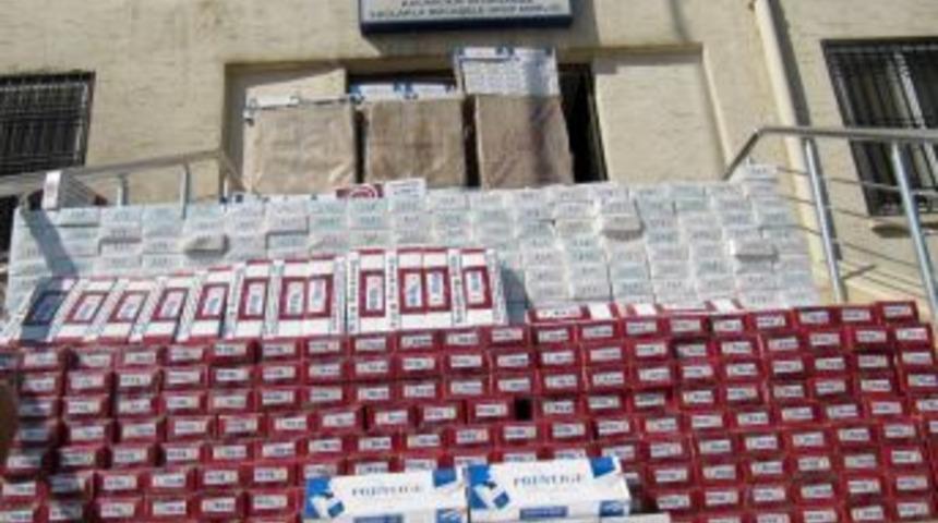 Cizre KOM Ekibi 42 Bin Paket Ka&ccedil;ak Sigara Ele Ge&ccedil;irdi