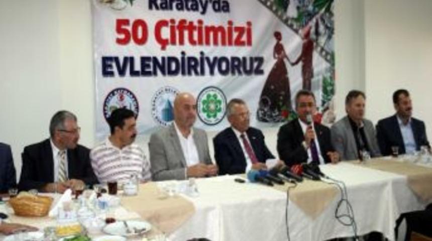 Karatay'da 50 &Ccedil;ift Evlendirilecek
