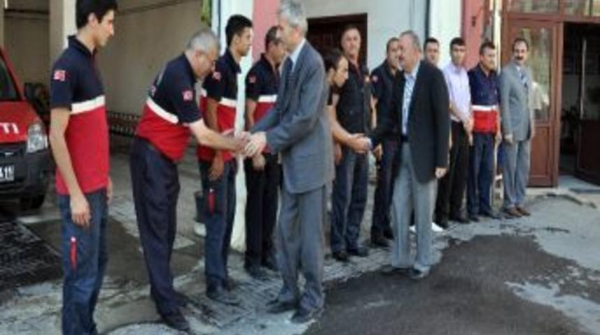 Belediye Başkan Vekili Yavuz&rsquo;dan İtfaiye Teşkilatına Ziyaret