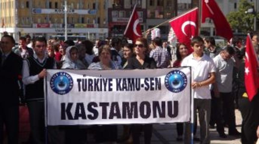 Kamu-sen Ter&ouml;r&uuml; Protesto Etti