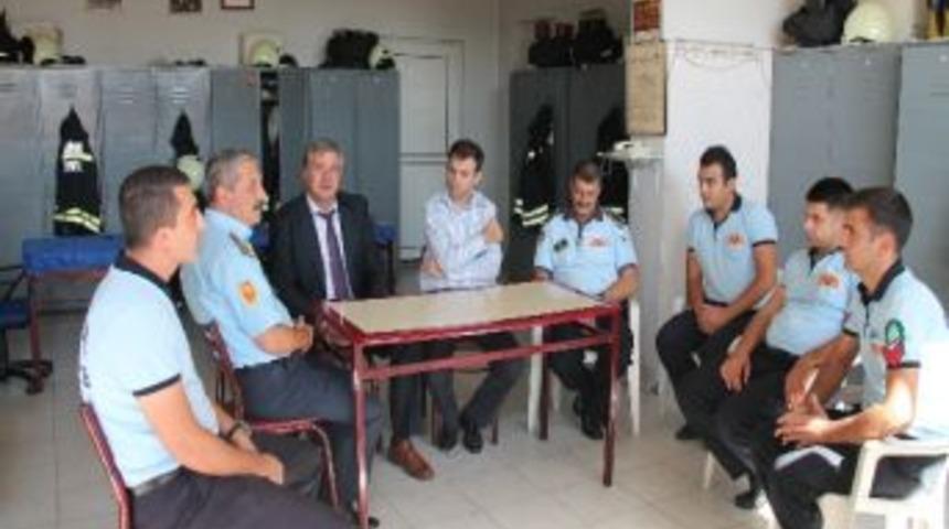 Başkan Vekilinden İtfaiyecilere Ziyaret