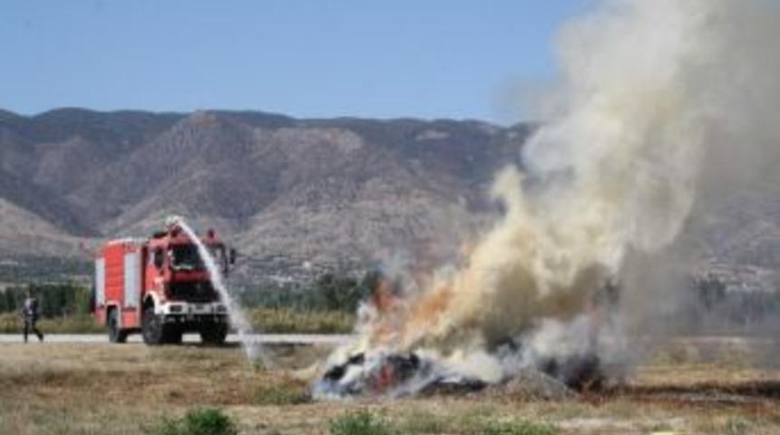 Tokat Havaalanı'nda "uçak Kazası" Tatbikatı