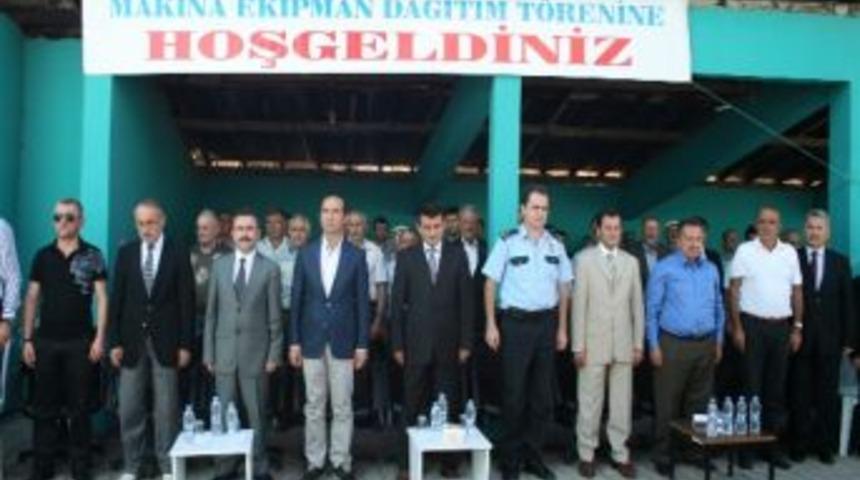 73 Şanslı &Ccedil;ift&ccedil;iye Ekipman Desteği