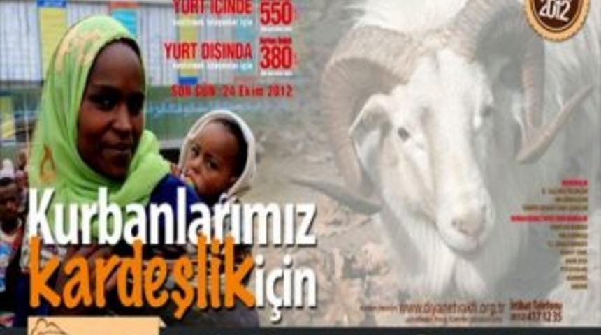 Bu Yıl Kurbanlar Kardeşlik İ&ccedil;in