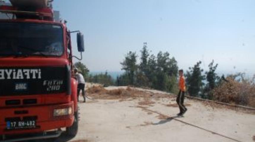 Okul Bah&ccedil;esinde Yangın