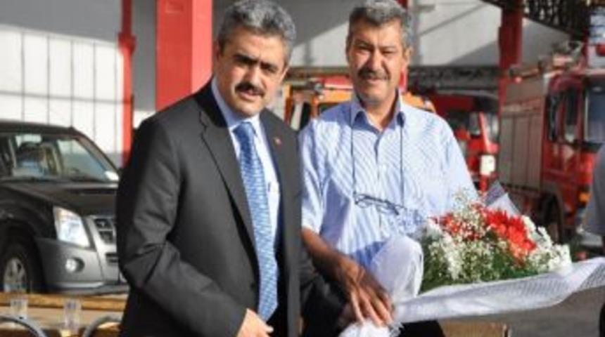 Başkan Alıcık İtfaiye Personelini Ziyaret Etti