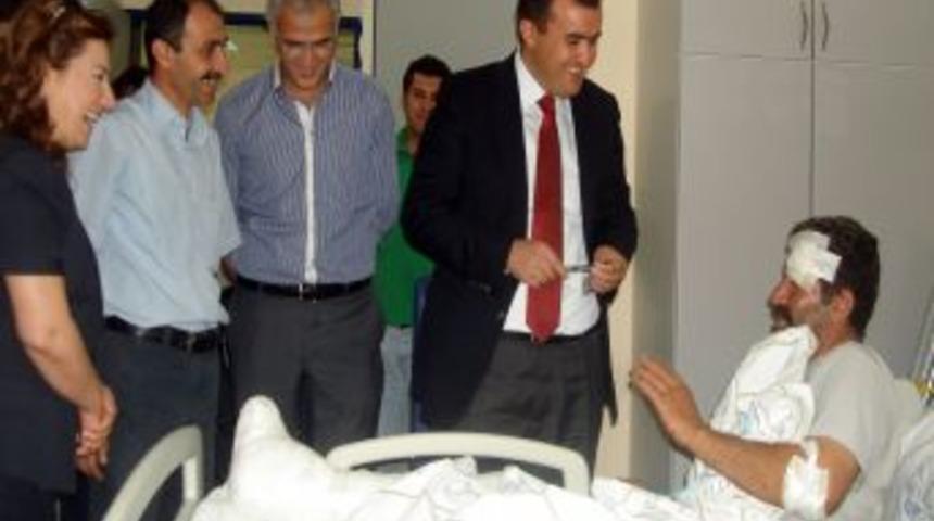 Kaymakam Bing&ouml;l Hastaları Ziyaret Etti