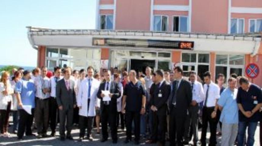 Hastanede Saldırıya Tepki