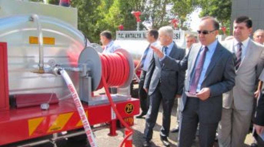 K&ouml;ylere Yangın S&ouml;nd&uuml;rme Tankeri Verildi