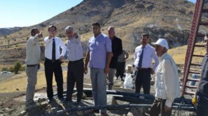 Kaymakam Maytalman K&ouml;ylerdeki Yatırımları İnceledi