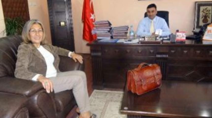 Hanımağa Kaymakam Benek&rsquo;i Ziyaret Etti