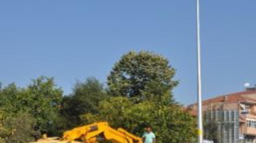 Alaplı&rsquo;da Karayolunda Aydınlatma &Ccedil;alışmalarına Başlandı