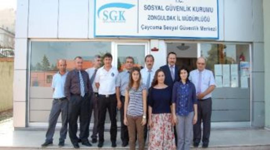 &Ccedil;aycuma Sgk M&uuml;d&uuml;r&uuml; 1 Yıllık Faaliyetlerini A&ccedil;ıkladı