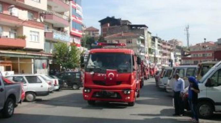 Alaplı'da İtfaiyeciler Haftası Kutlanıyor