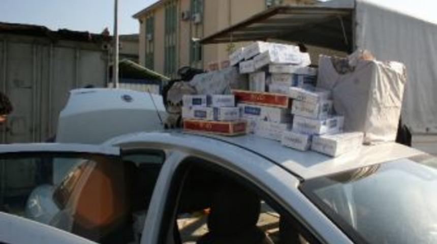 D&uuml;zce&rsquo;de 9 Ayda 771 Bin Paket Ka&ccedil;ak Sigara Ele Ge&ccedil;irildi