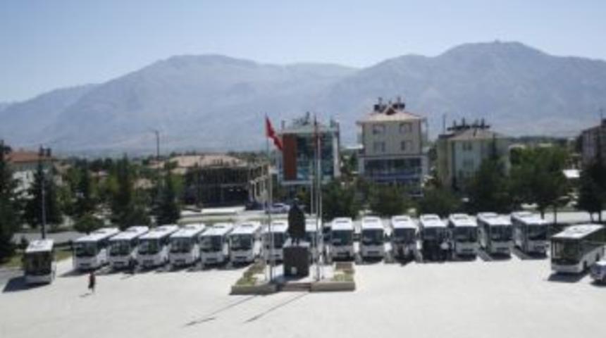 Erzincan Belediyesi 15 Yeni Otob&uuml;s Aldı
