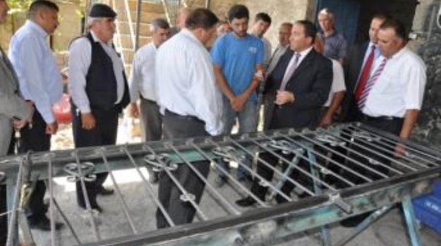 Kaymakamdan başarılı proje sahibine ziyaret