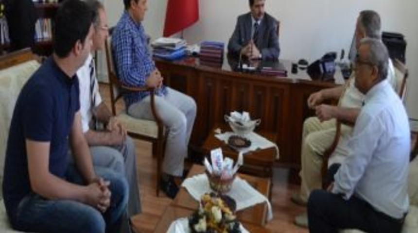 Spor Yazarları, Vali Şahin&rsquo;i Ziyaret Etti