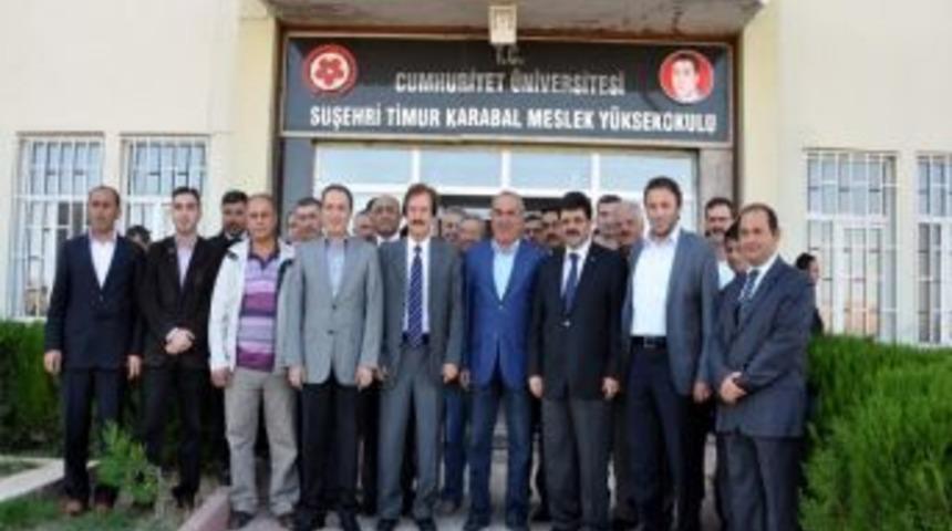 C&uuml; Rekt&ouml;r&uuml; Faruk Kocacık Suşehri&rsquo;nde