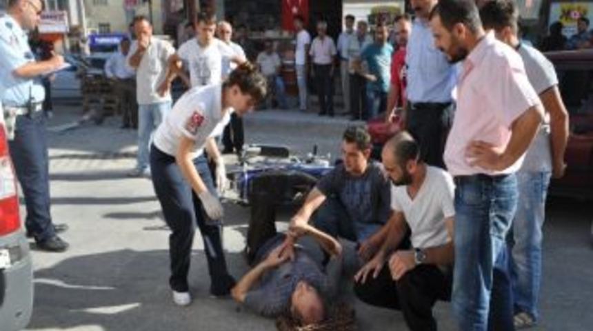 Demirci&rsquo;de Kaza: 1 Yaralı