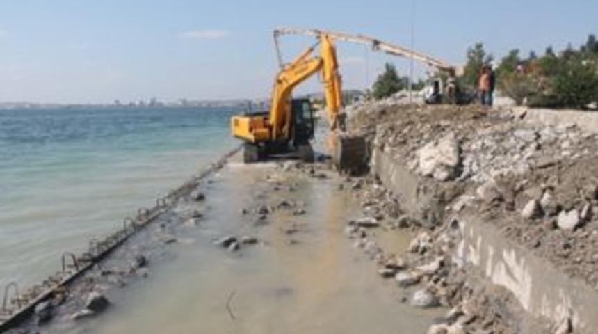 G&uuml;rpınar kıyı şeridi genişliyor