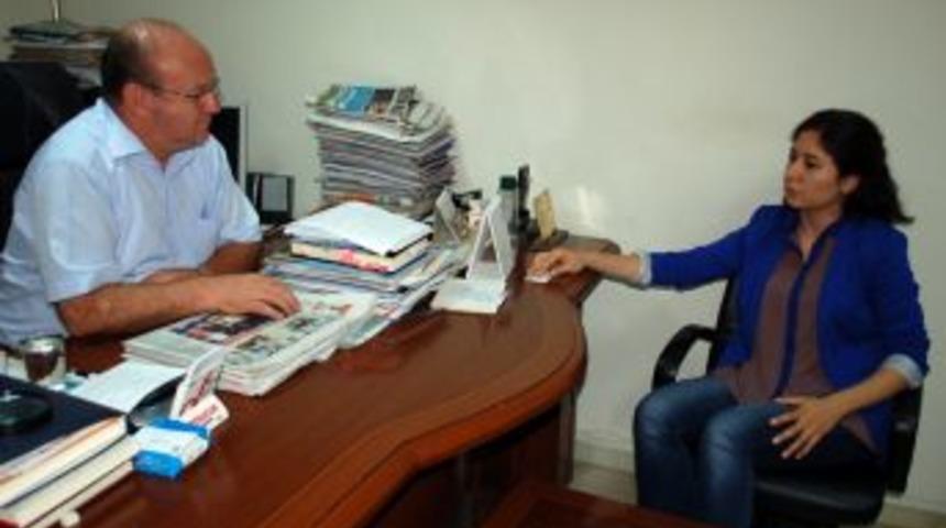 G&ouml;k&ccedil;e Pişkin &Ccedil;GC'yi ziyaret etti