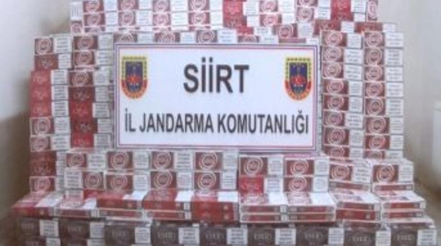 Siirt'te 18 Bin Paket Ka&ccedil;ak Sigara Ele Ge&ccedil;irildi