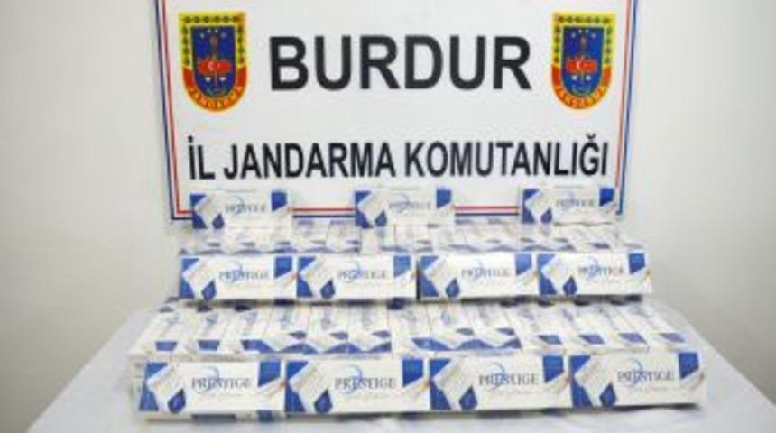 Jandarma, 890 Paket Ka&ccedil;ak Sigara Ele Ge&ccedil;irdi