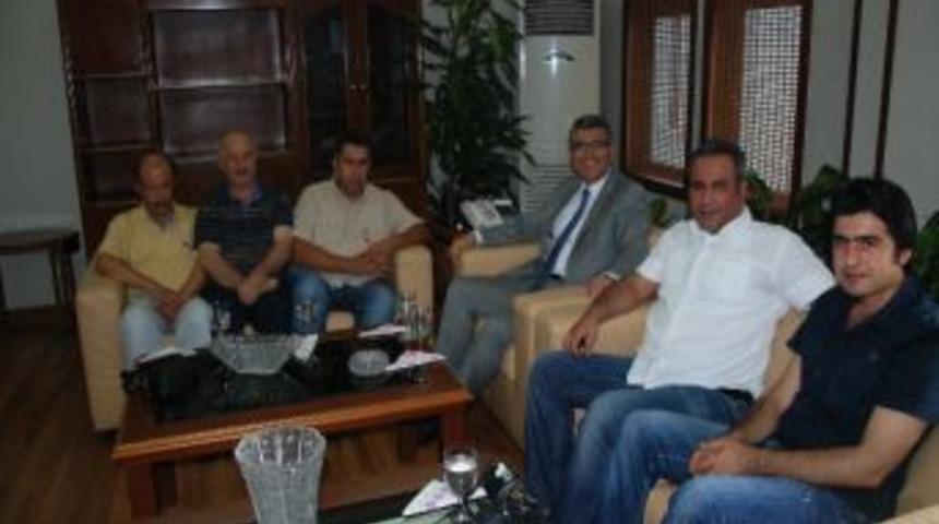 Gazetecilerden, Emniyet M&uuml;d&uuml;r&uuml; Aşık&rsquo;a Ziyaret