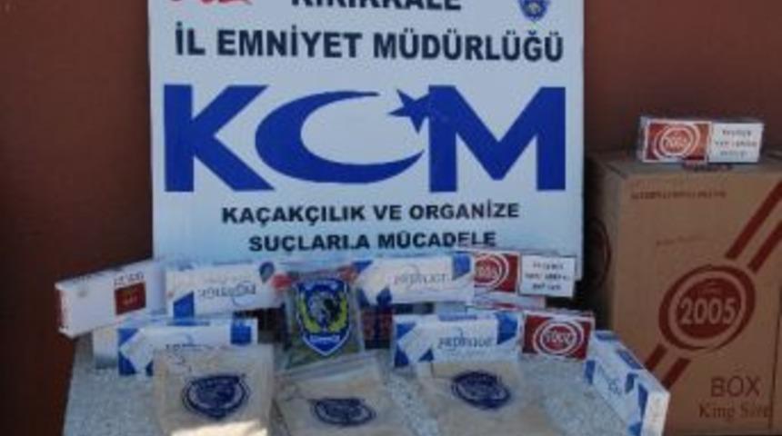 Kırıkkale'de Ka&ccedil;ak Sigara Ve Uyuşturucu Madde Operasyonu