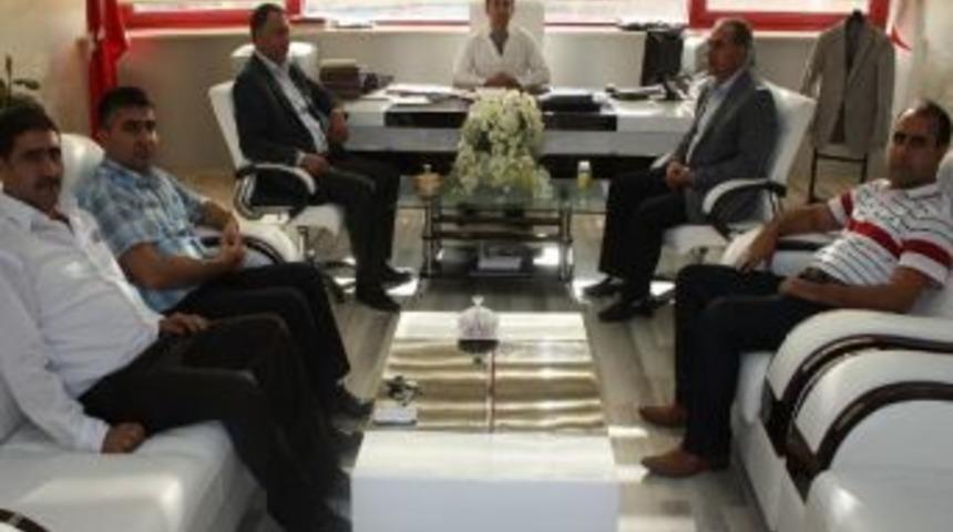 Sağlık-sen&rsquo;den Başhekim Yağmur&rsquo;a Nezaket Ziyareti