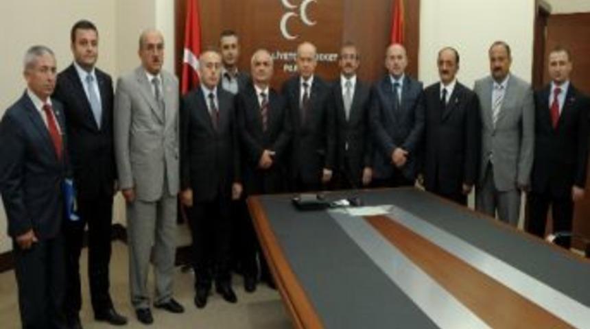 Mhp Lideri Bah&ccedil;eli Samsun'a Geliyor